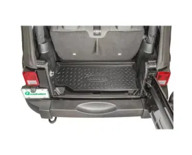 Quadratec Ultimate Behind the Seat Cargo Liner With Subwoofer Jeep Wrangler 2-Door JK 2007-2018